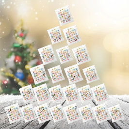 Pastel Weihnachtsfeiertag Adventskalender 24 Gesch Geschenktütchen
