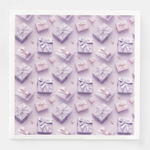 Pastel Weihnachtsgeschenk Elegante Lila Nahtlos
