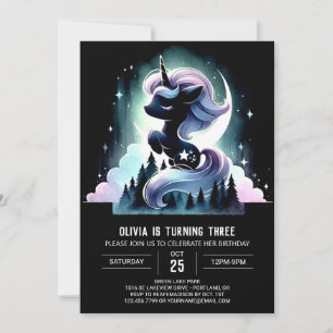 Pastel Whimsy Horse Geburtstag Einladung