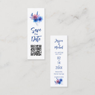 💍 Pastel Whispers Meadow Lesezeichen Save the Dat Telefonnummerkarte