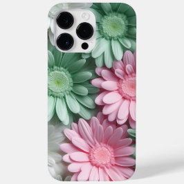 PASTEL WHITE PINK GREEN GERBERA DAISY BLUME Case-Mate iPhone 14 PRO MAX HÜLLE