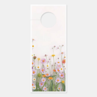 Pastel Wildblume Door Hanger - Elegant Türanhänger