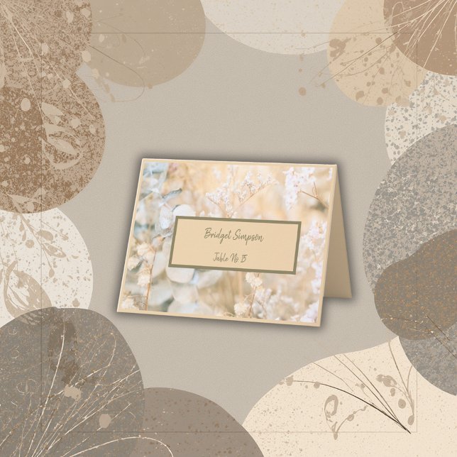 Pastel Wildblume Meadow Wedding Card Dankeskarte (Von Creator hochgeladen)