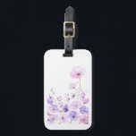 Pastel Wildflower Garden Soft Floral Bloom Gepäckanhänger<br><div class="desc">Soft pastel wildflowers arranged in a calm botanical composition. Delicate petals and light watercolor textures create a gentle nature atmosphere inspired by spring gardens and blooming meadows.</div>