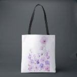 Pastel Wildflower Garden Soft Floral Bloom Tasche<br><div class="desc">Soft pastel wildflowers arranged in a calm botanical composition. Delicate petals and light watercolor textures create a gentle nature atmosphere inspired by spring gardens and blooming meadows.</div>