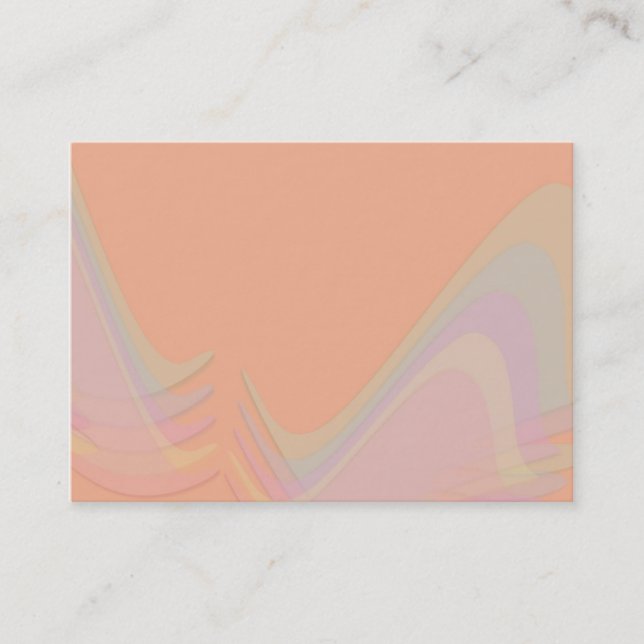 Pastel Wings Business Card Visitenkarte (Vorderseite)