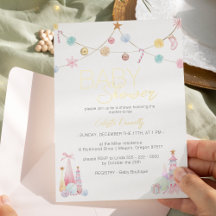 Pastel Winter Wonderland Babydusche