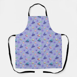 Pastel Witch Hats - Niedliches Kawaii Halloween-Mu Schürze