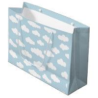 Pastel Wolken Ästhetik Baby Blau und Weiß