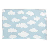 Pastel Wolken Ästhetik Baby Blau und Weiß