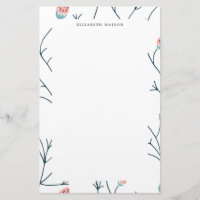 Pastel Woodland | Monogramm-Stationierung