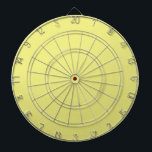 Pastel Yellow Dart Board Dartscheibe<br><div class="desc">Dart Board mit pastellgelbem Hintergrund für Ihren Text oder Bilder bereit.</div>