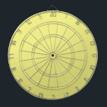 Pastel Yellow Dart Board Dartscheibe<br><div class="desc">Dart Board mit pastellgelbem Hintergrund für Ihren Text oder Bilder bereit.</div>