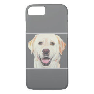 Pastel Yellow Labrador Chien 8/7 coque iphone
