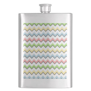 Pastel Zickzack Drop Shadow von Shirley Taylor Flachmann