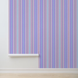 Pastel Zigzag Streifen Tapete