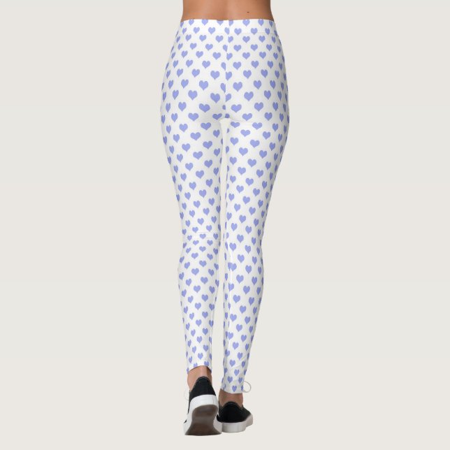 Pastelcore-Herzmuster Leggings (Rückseite)