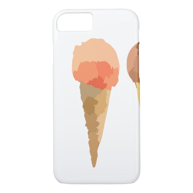Pasteleis Sommersorbet Case-Mate iPhone Hülle (Rückseite)
