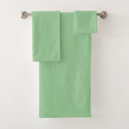 Pastelgrün Badhandtuch Set