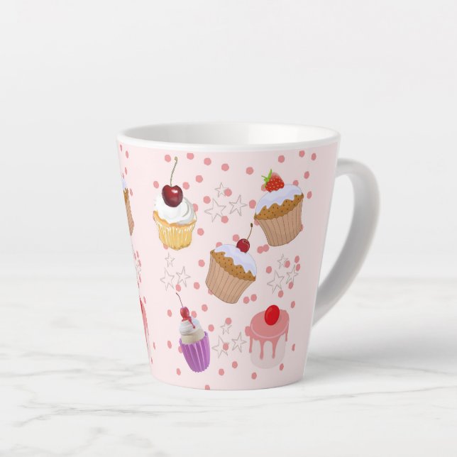 Pastelitenmuster Milchtasse (Rechte Ecke)