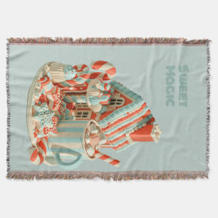 Pastell-3D-Süßigkeitenhaus Süße Magie Decke