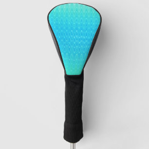 Pastell Abstrakt Art Aquamarin Türkis Blau Grün  Golf Headcover