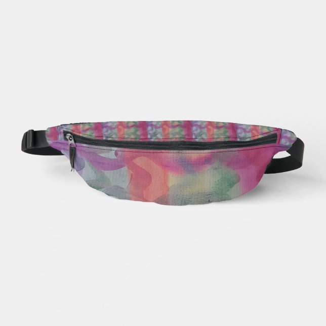 Pastell Abstrakt Art Bum Bag Bauchtasche (Vorderseite)