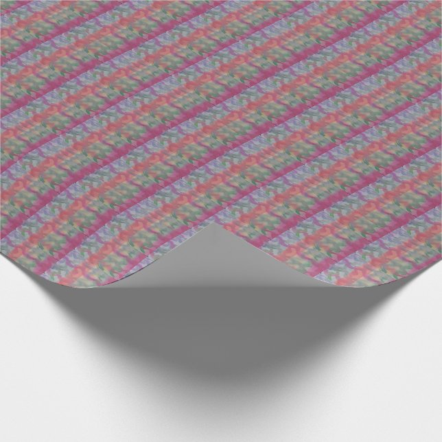 Pastell Abstrakt Art Geschenkpapier (Ecke)