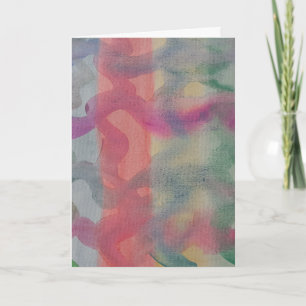 Pastell Abstrakt Art Karte