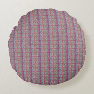 Pastell Abstrakt Art Rundes Kissen
