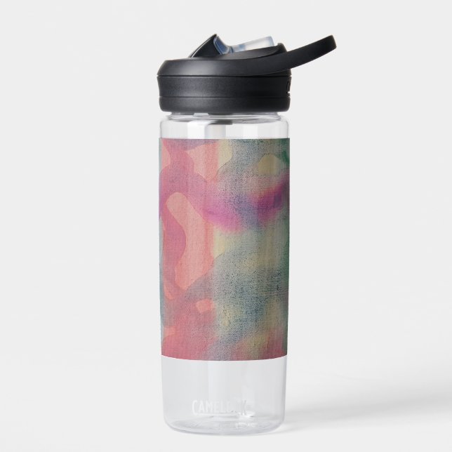 Pastell Abstrakt Art Wasserflasche Trinkflasche (Links)