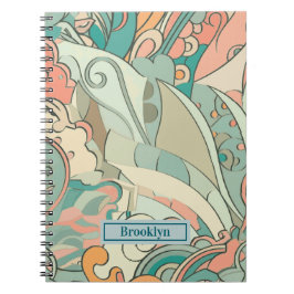 Pastell-Abstrakt-Foto-Notebook Notizblock