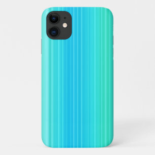 Pastell Abstrakt Türkis Blaue Streifen Case-Mate iPhone Hülle