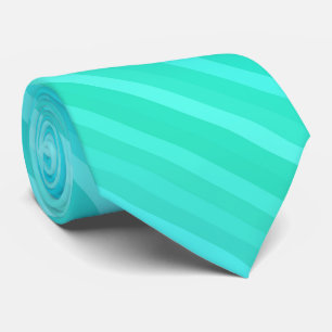 Pastell Abstrakt Türkis Blaue Streifen Krawatte