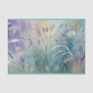 Pastell, Abstrakte Flüstern der Natur, Gras II Seidenpapier