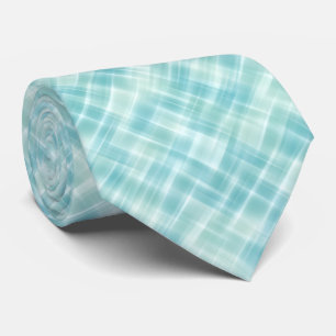Pastell Aquamarin Blau Türkisblau Abstrakte Streif Krawatte