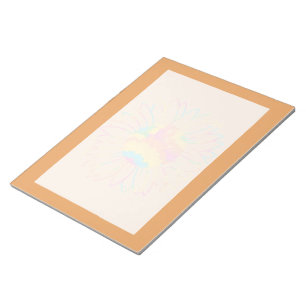 Pastell-Aquarell-Sonnenblumen-Design Notizblock