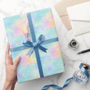 Pastell-Aquarell-Traum – Sanfter Regenbogenverlauf Geschenkpapier