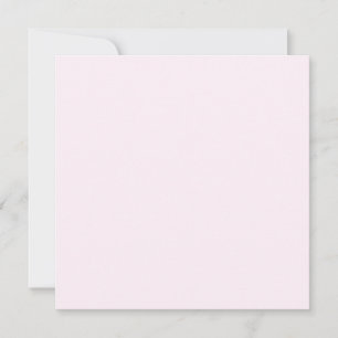 Pastell Blass Rosa Weiß Einfarbig Karte