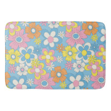 Pastell Blume Badezimmer Matte - Mix & Match Desig