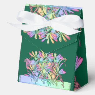 Pastell Blume Green Geschenkschachtel
