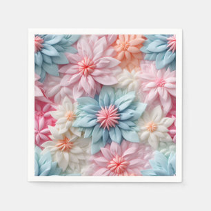 Pastell-Blume Serviette