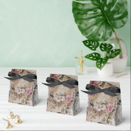 Pastell-Blumen-Needlepoint-Fotografie Geschenkschachtel