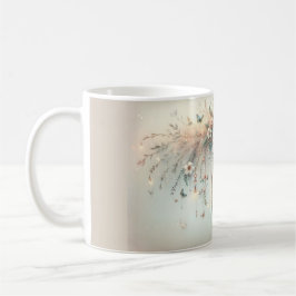 Pastell-Blumen-Schmetterling-Traumfänger Kaffeetasse