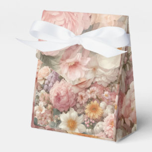 Pastell Blumen Shabby Chic Rose Florale Hochzeit Geschenkschachtel
