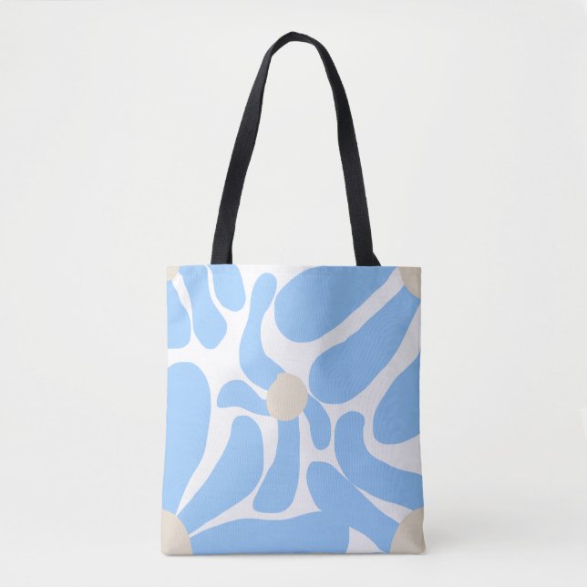 Pastell-Blumen-Thema Tasche (Vorderseite)