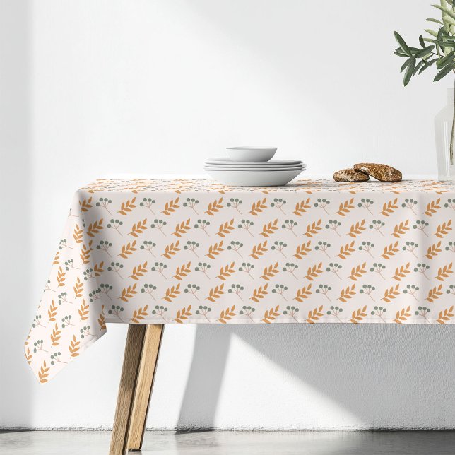 Pastell-Blumen-Tischdecke 70er Jahre Braun Boho Ak Tischdecke (Pastel Flower Tablecloth 70s Brown Boho Accent)