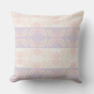 Pastell-Blumenmuster  Kissen