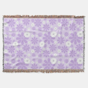 Pastell-Blumenmuster LAVENDel Decke