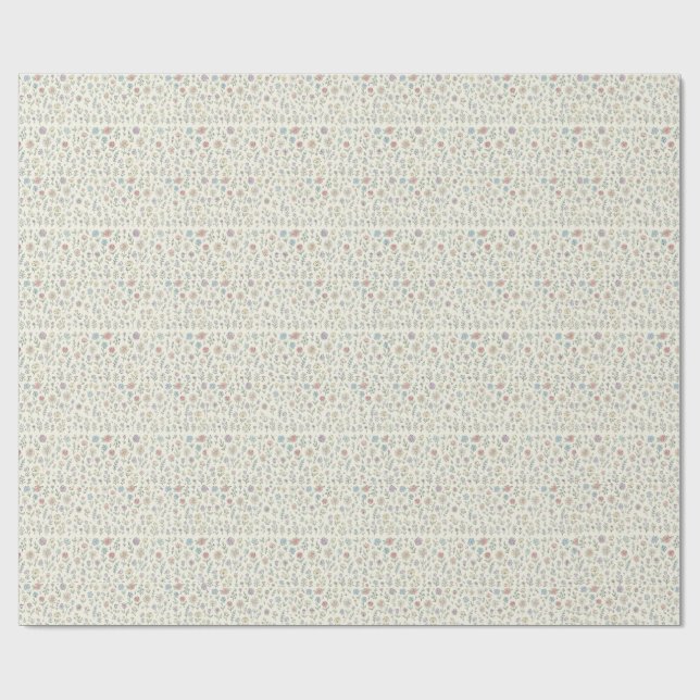 Pastell-Blumenverpackungspapier. Geschenkpapier (Flach)